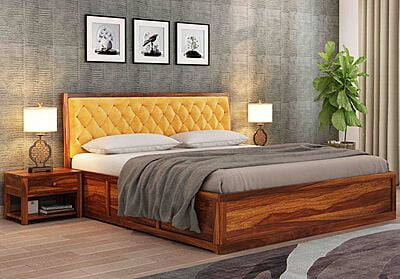 Solid sheesham wood bedroom set PABSS108