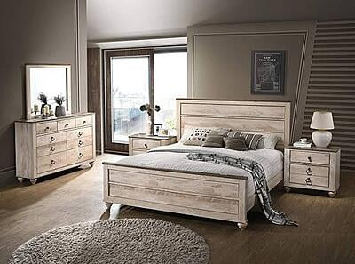 Solid sheesham wood bedroom set PABSS112