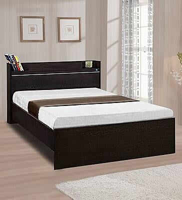 Solid sheesham wood king size bed with side table PABSS117