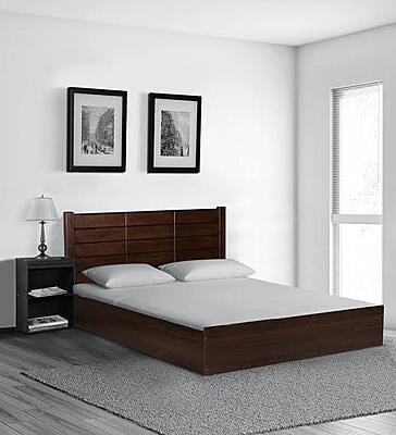 Solid sheesham wood king size bed with drawers PABSS122